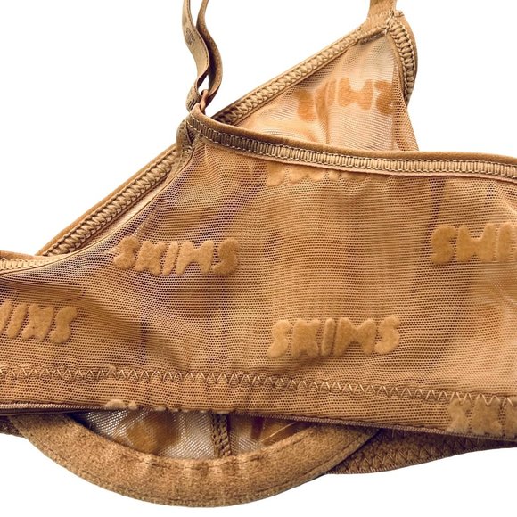 SKIMS After Hours Underwire Bra Ochre 32A - Picture 5 of 10